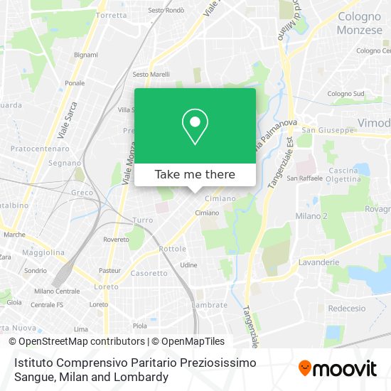 Istituto Comprensivo Paritario Preziosissimo Sangue map