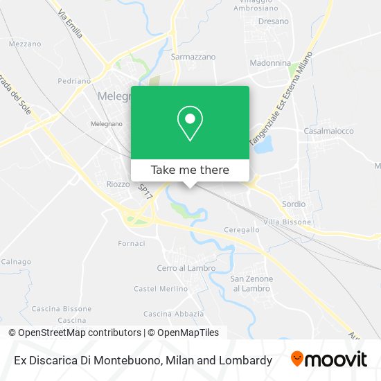 Ex Discarica Di Montebuono map