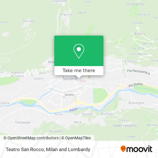 Teatro San Rocco map