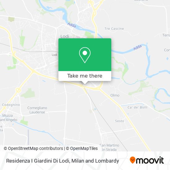 Residenza I Giardini Di Lodi map