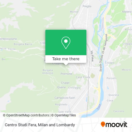 Centro Studi Fera map