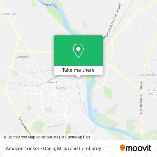 Amazon Locker - Dania map