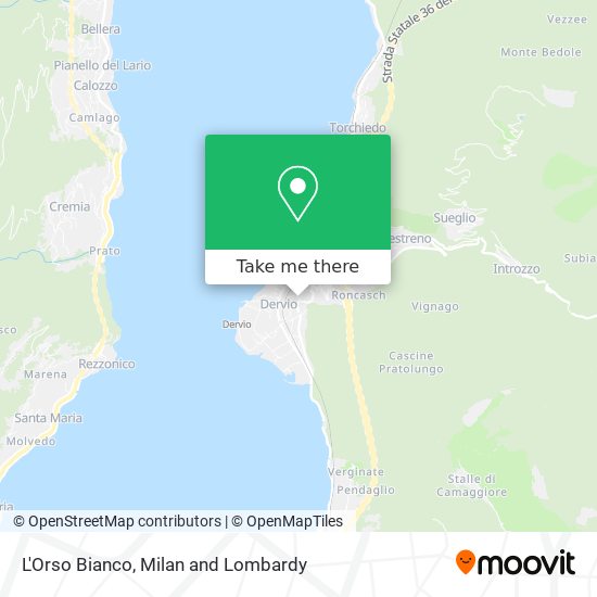 L'Orso Bianco map