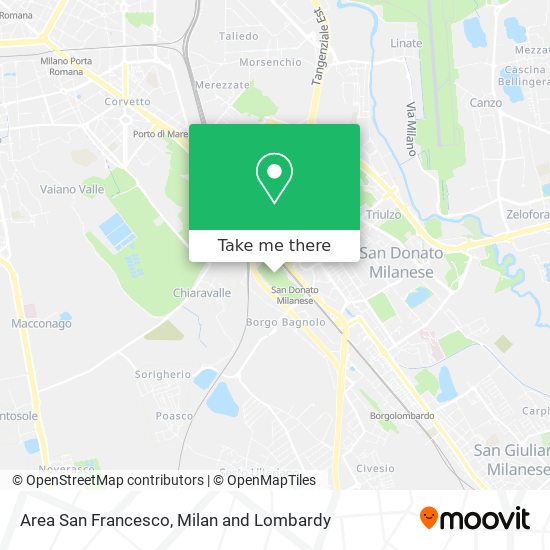 Area San Francesco map