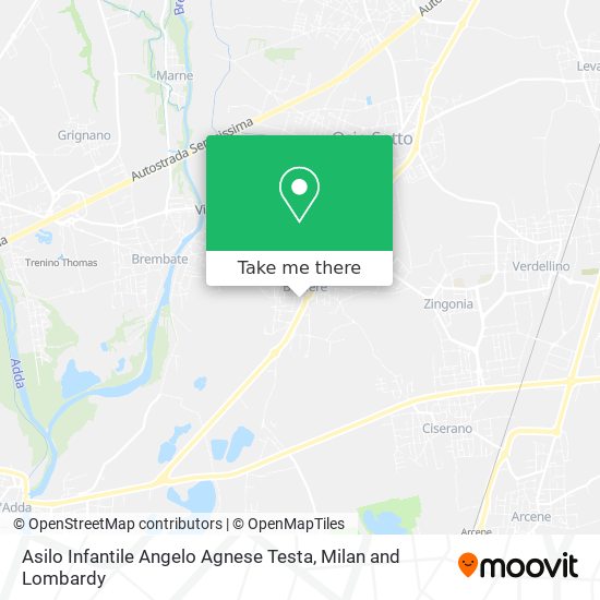 Asilo Infantile Angelo Agnese Testa map