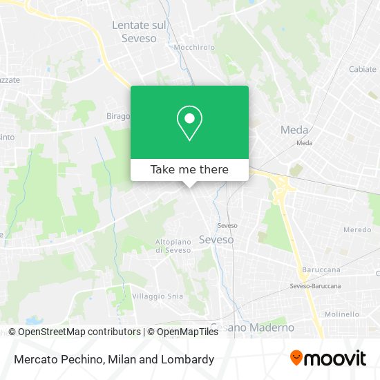 Mercato Pechino map