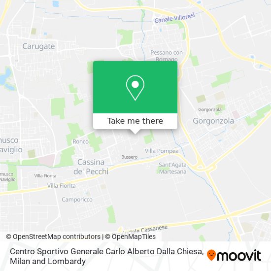 Centro Sportivo Generale Carlo Alberto Dalla Chiesa map