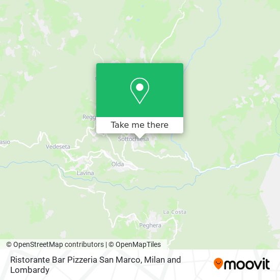 Ristorante Bar Pizzeria San Marco map