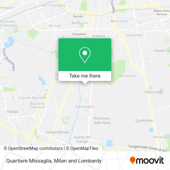 Quartiere Missaglia map