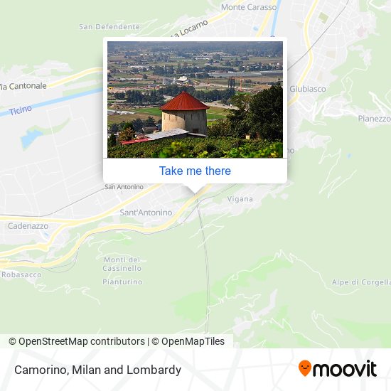 Camorino map