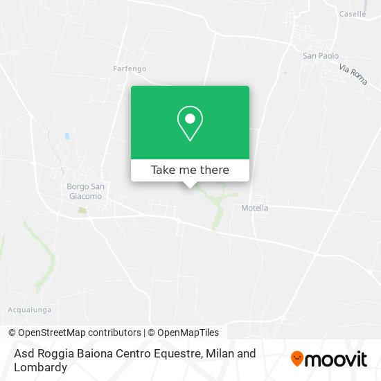 Asd Roggia Baiona Centro Equestre map