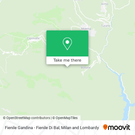 Fienile Gandina - Fienile Di Bal map