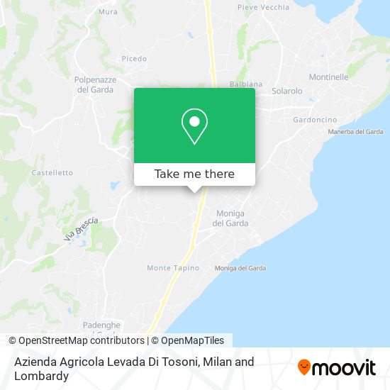 Azienda Agricola Levada Di Tosoni map