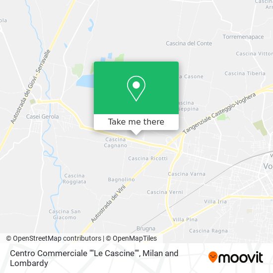 Centro Commerciale ""Le Cascine"" map
