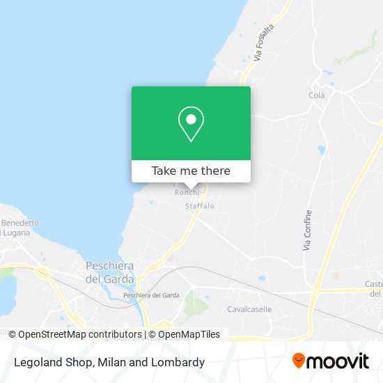 Legoland Shop map