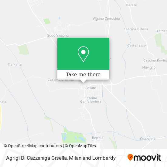 Agrigì Di Cazzaniga Gisella map