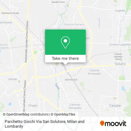 Parchetto Giochi Via San Solutore map