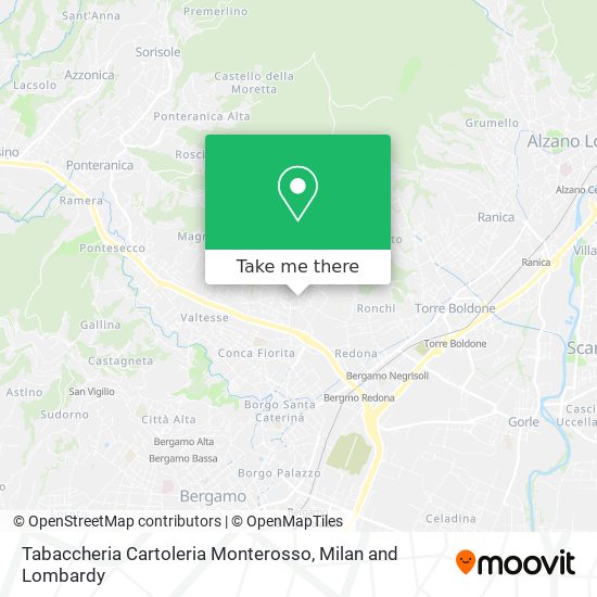 Tabaccheria Cartoleria Monterosso map