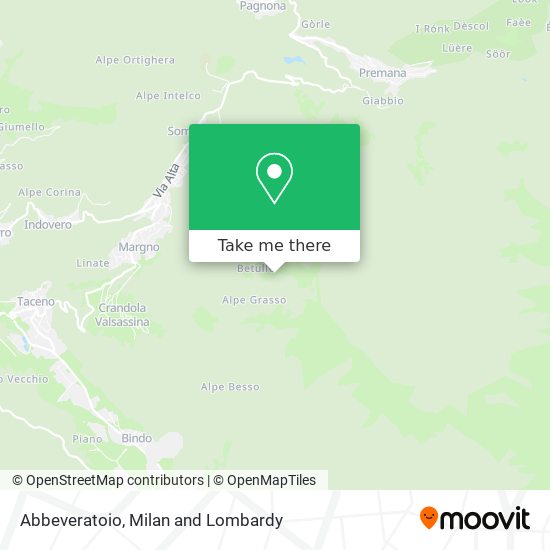 Abbeveratoio map