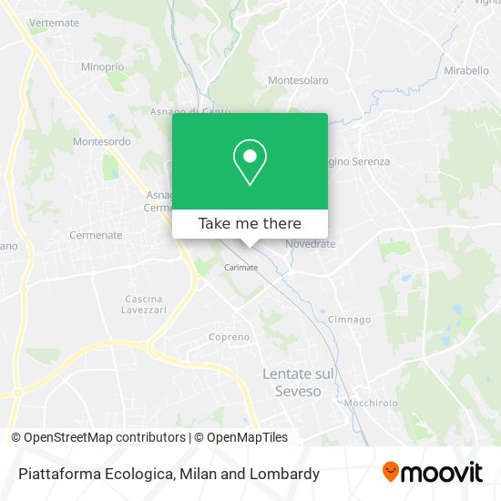 Piattaforma Ecologica map