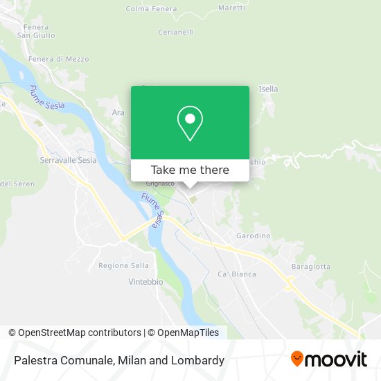 Palestra Comunale map