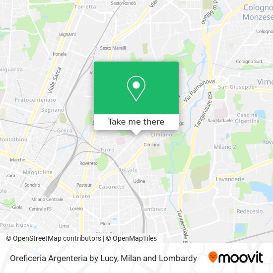Oreficeria Argenteria by Lucy map