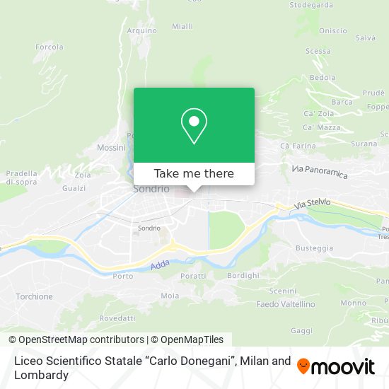 Liceo Scientifico Statale “Carlo Donegani” map