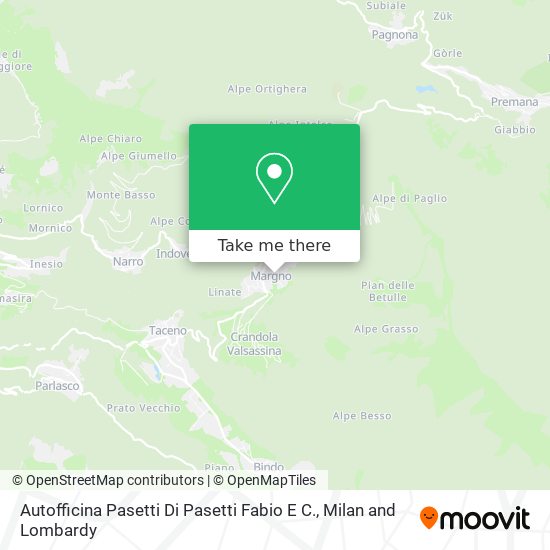 Autofficina Pasetti Di Pasetti Fabio E C. map