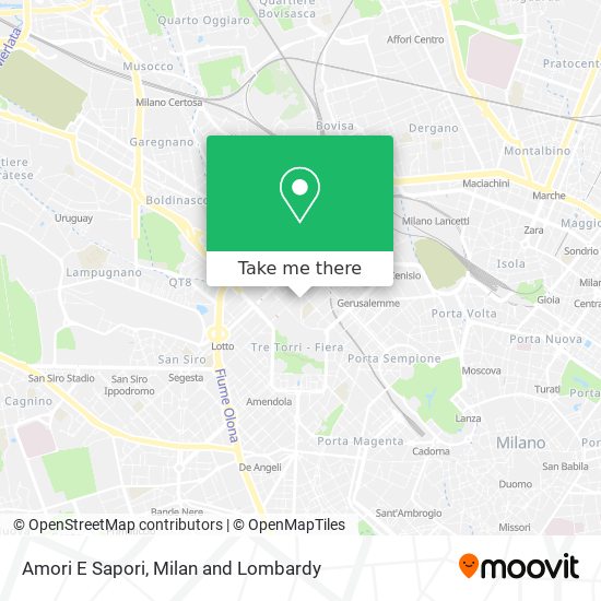 Amori E Sapori map
