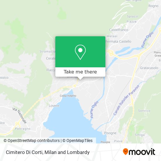 Cimitero Di Corti map