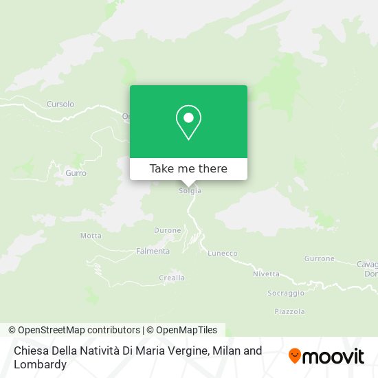 Chiesa Della Natività Di Maria Vergine map