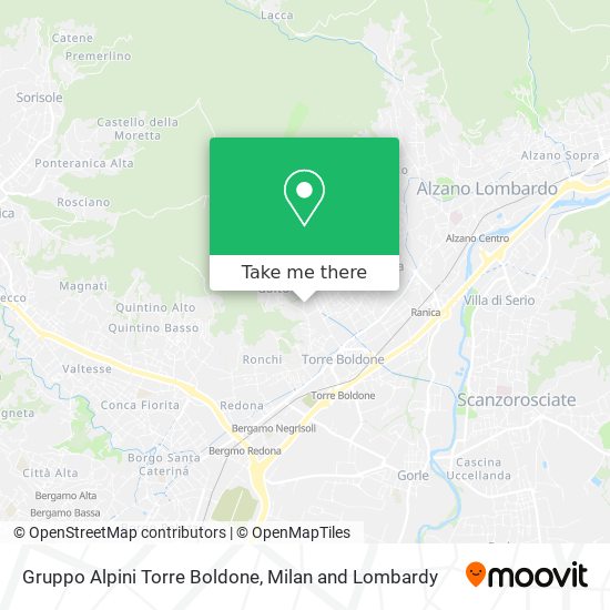 Gruppo Alpini Torre Boldone map