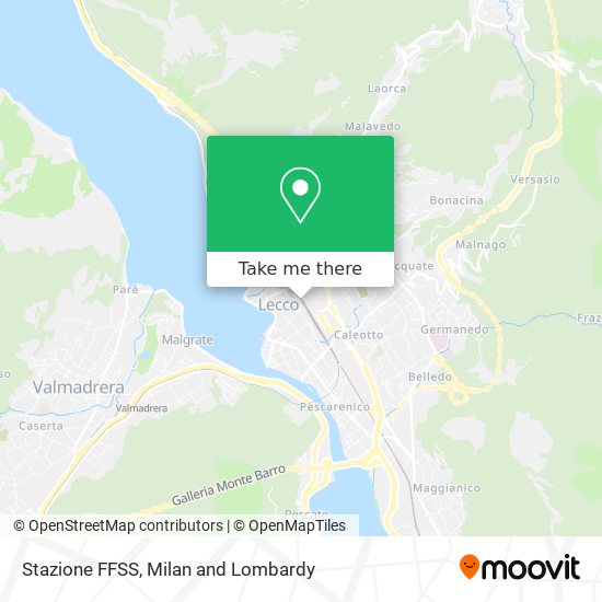 Stazione FFSS map