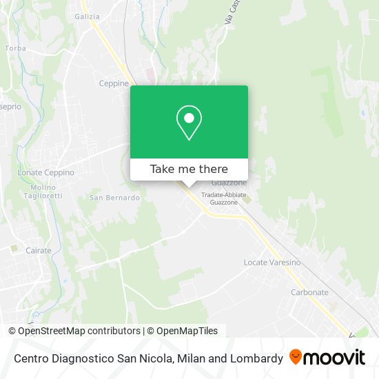 Centro Diagnostico San Nicola map