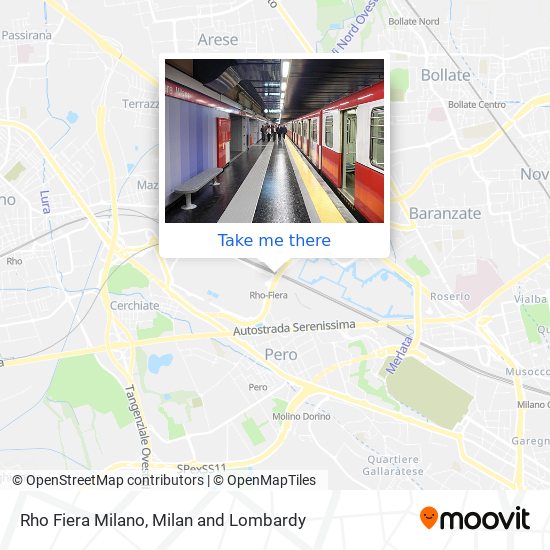 Rho Fiera Milano map