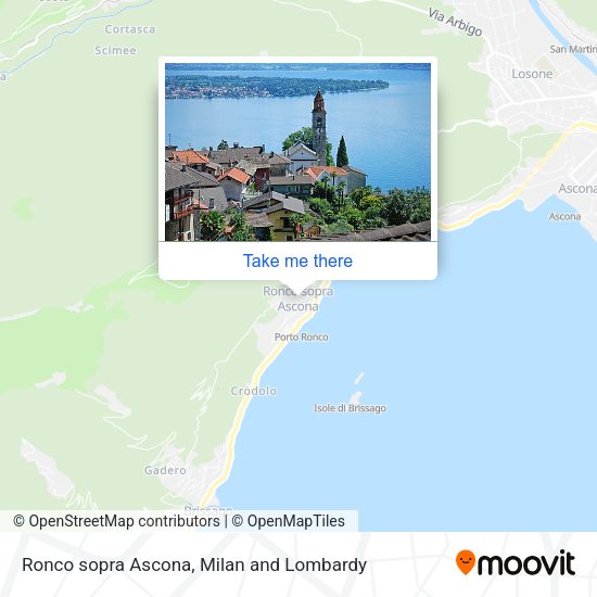Ronco sopra Ascona map
