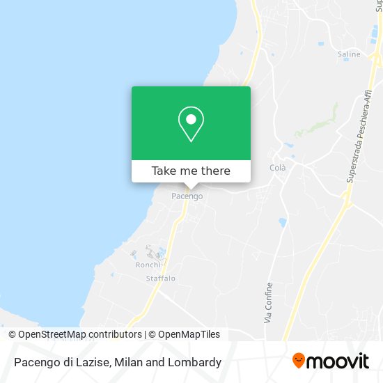 Pacengo di Lazise map