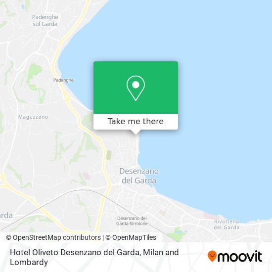 Hotel Oliveto Desenzano del Garda map