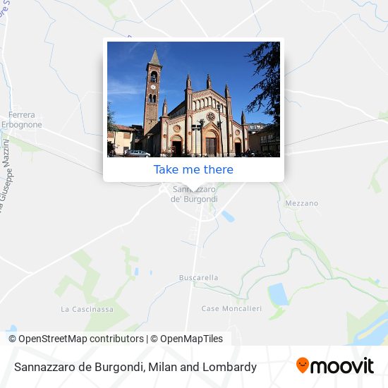 Sannazzaro de Burgondi map