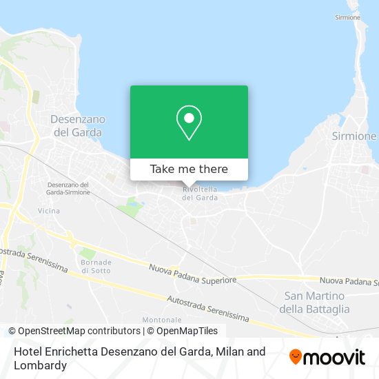 Hotel Enrichetta Desenzano del Garda map