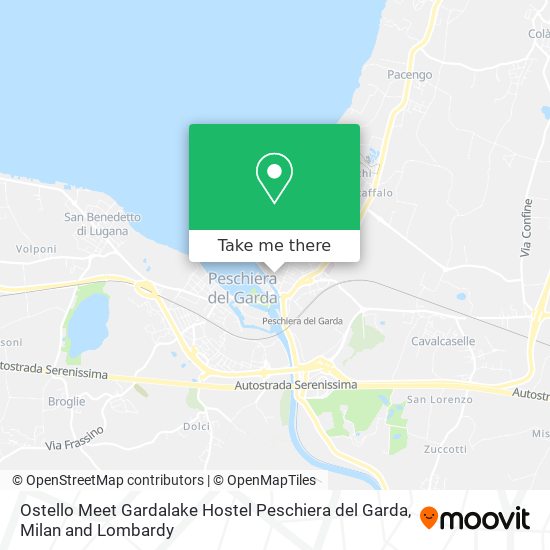 Ostello Meet Gardalake Hostel Peschiera del Garda map