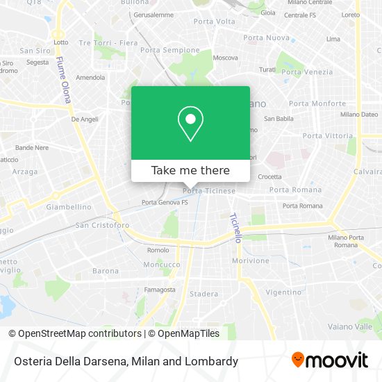 Osteria Della Darsena map