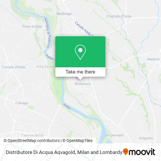 Distributore Di Acqua Aqvagold map