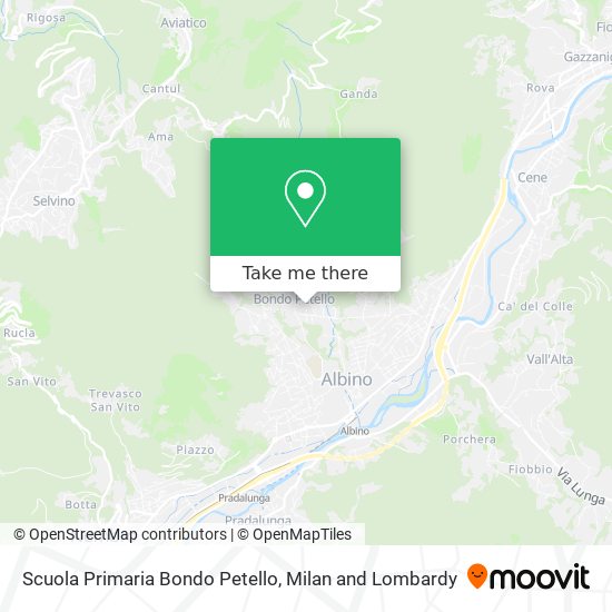 Scuola Primaria Bondo Petello map