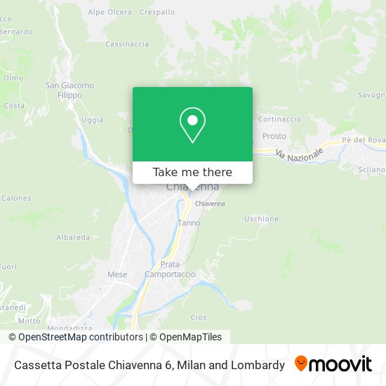 Cassetta Postale Chiavenna 6 map