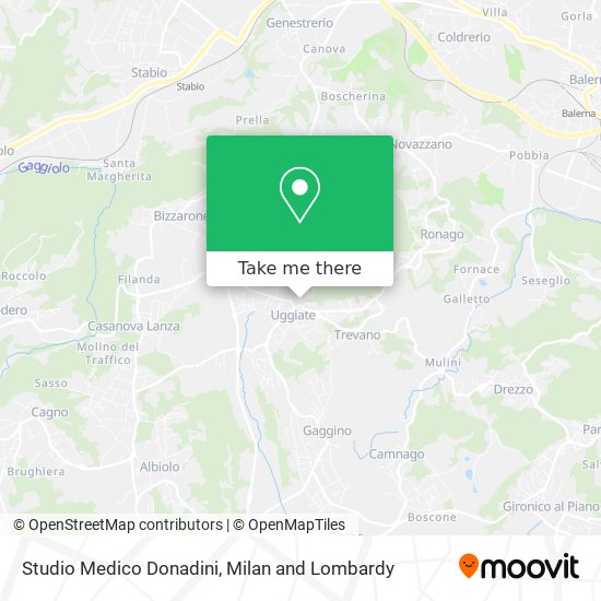 Studio Medico Donadini map