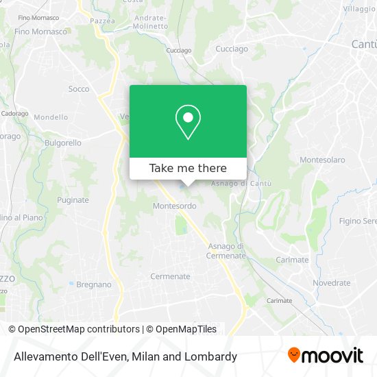Allevamento Dell'Even map