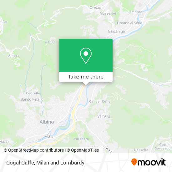 Cogal Caffè map