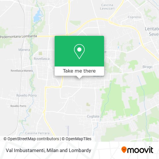 Val Imbustamenti map
