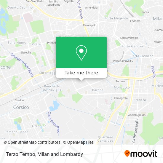 Terzo Tempo map